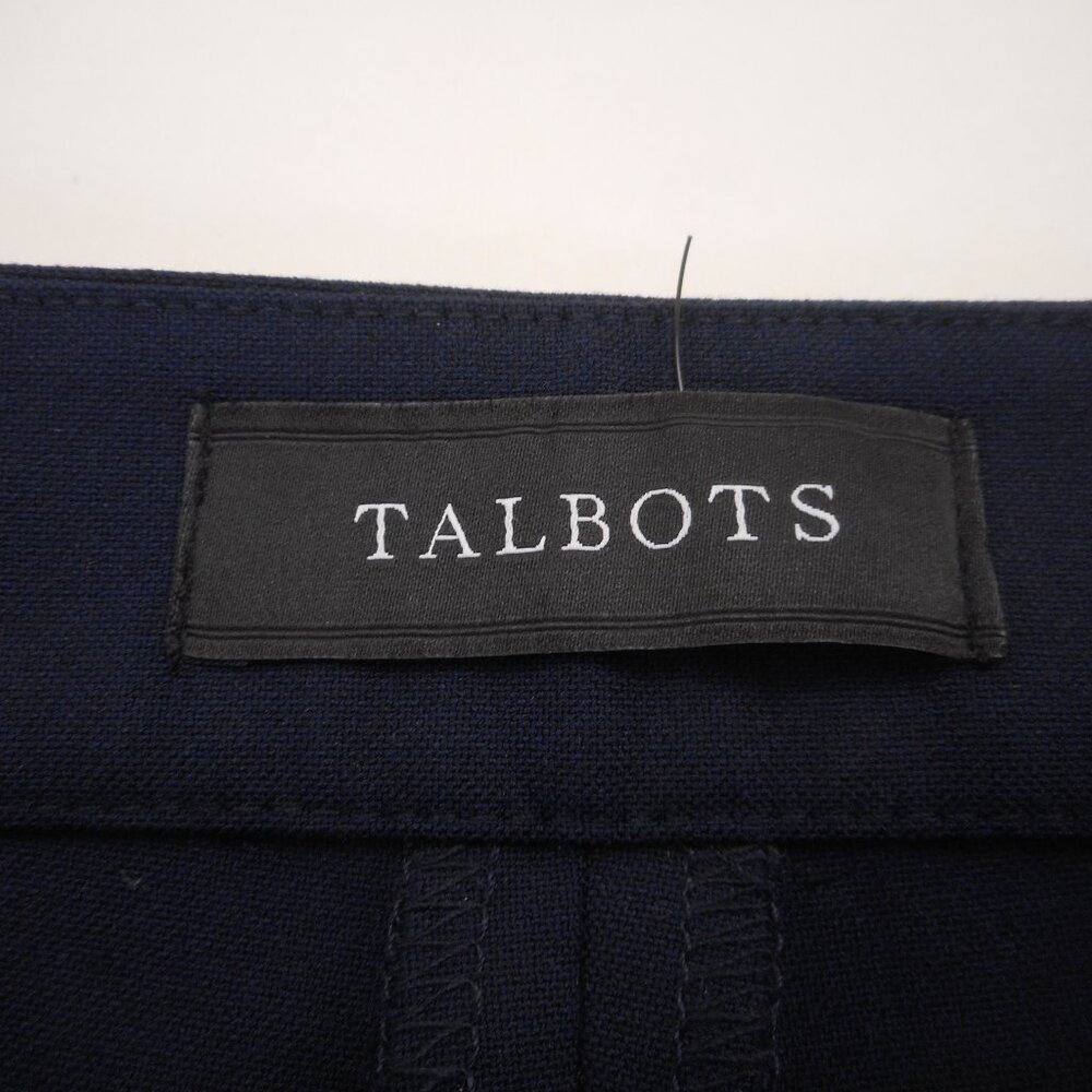 NWT Talbots Women's Size 16 High Waist Skinny Ankle Pants Navy Blue Career - Picture 6 of 10